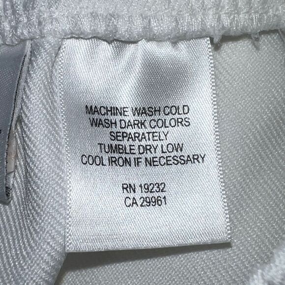 Alfred Dunner Womens Pants Elastic Waist Comfy Coastal Grandma White Size 10 - Picture 12 of 14